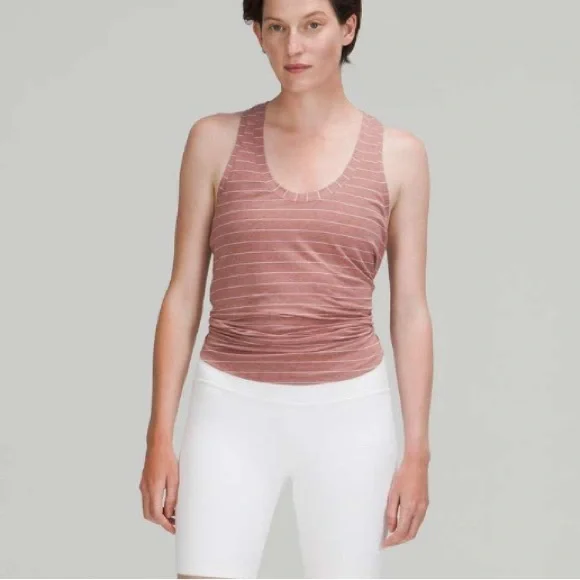 Lululemon Love Tank Top
Short Serve Stripe Heathered Spiced Chai White - Picture 2 of 7